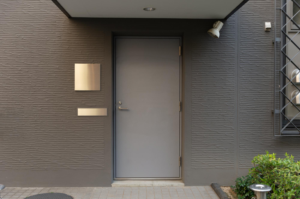 Roanoke Solid Steel Front Door